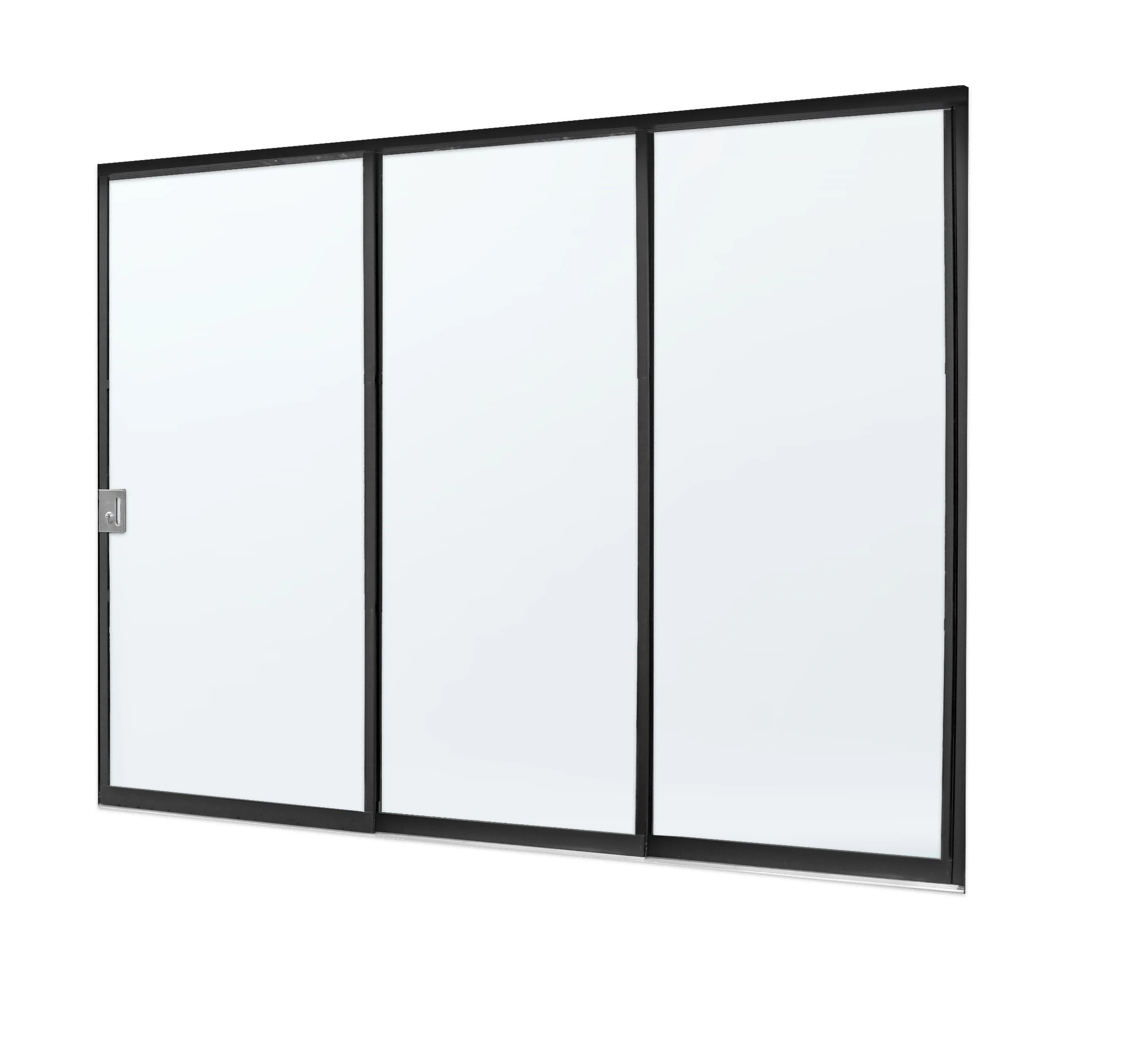 Glazen Schuifwand Zijwand Vaste Handgreep Links - 226 x 224 cm - Afbeelding 3